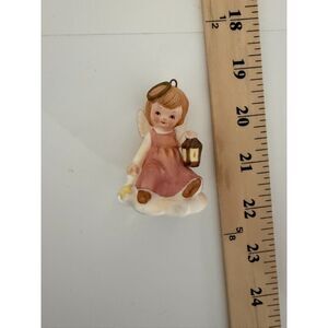 1980 enesco bone china Maruri masterpiece angel with lantern